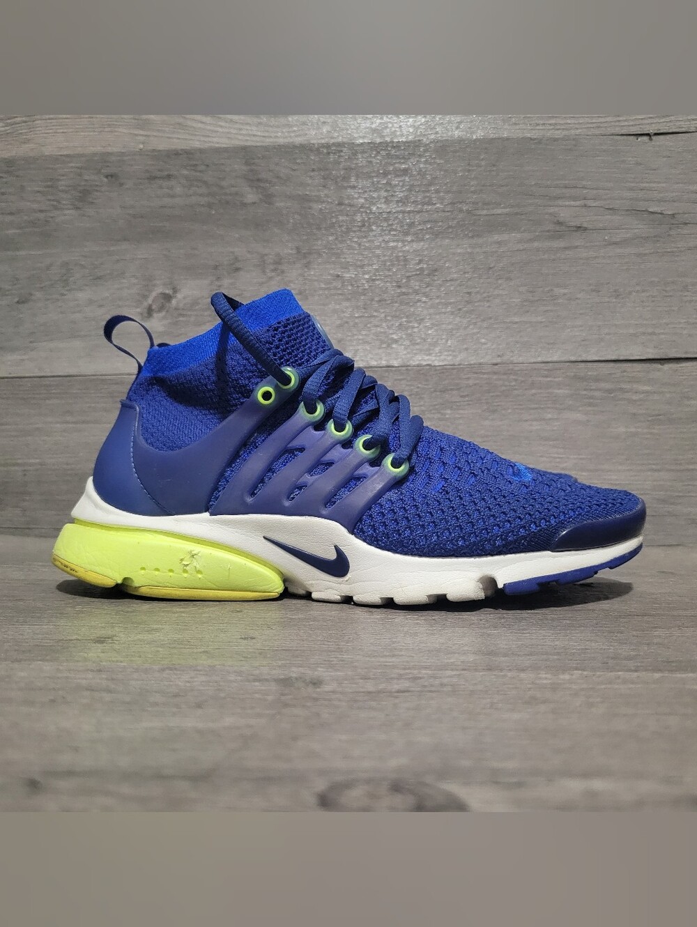 Nike Air Presto Ultra Flyknit Women's 6.5 Blue 835738-401 Shoes